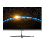 LAPCARE (LM24WFHD)  60.45 cm (23.8 inch) Full HD LED Backlit IPS Panel with Metal Stand, VGA & HDMI Port, Slim Monitor (Frameless, Response Time: 5 ms, 60 Hz Refresh Rate)- White